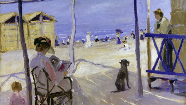 Philipp Klein, Am Strand von Viareggio, 1906 © Landesmuseum Hannover