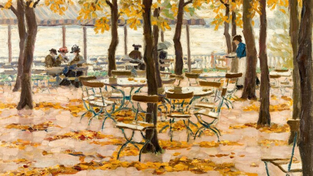 Philipp Klein, Restaurant Berg am Starnberger See, 1904 © © KARL & FABER Kunstauktionen, Foto: as-photoworks.com!