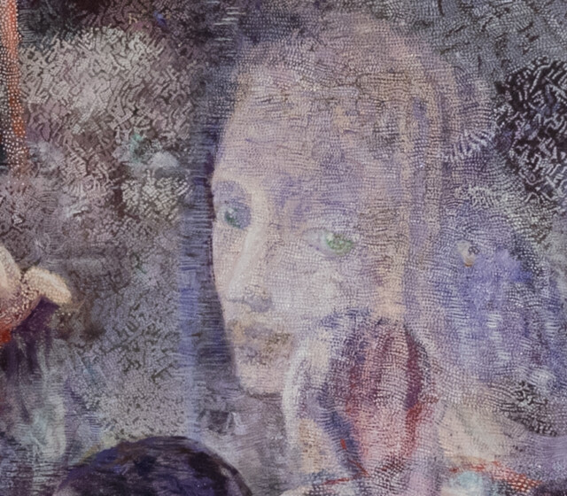 Bracha L. Ettinger, Angel of Carriance — Homage to Leonardo (détail), 2025 © Bracha Lichtenberg Ettinger