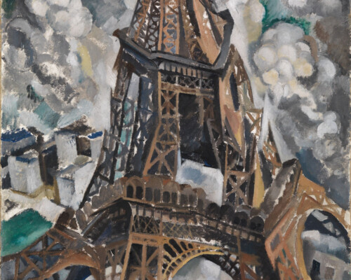 Robert Delaunay, Der Eiffel Turm, 1909-1911, Staatliche Kunsthalle Karlsruhe