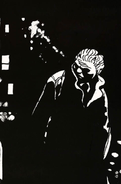 © José Muñoz, Cover für
«Alack Sinner: The Age Of Innocence»,
Szenario von Carlos Sampayo
IDW Publishing, San Diego, 2017