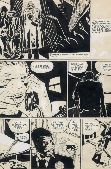 © José Muñoz,
«Alack Sinner: Begegnungen»,
Szenario von Carlos Sampayo, 1981
Casterman, Paris, 1984