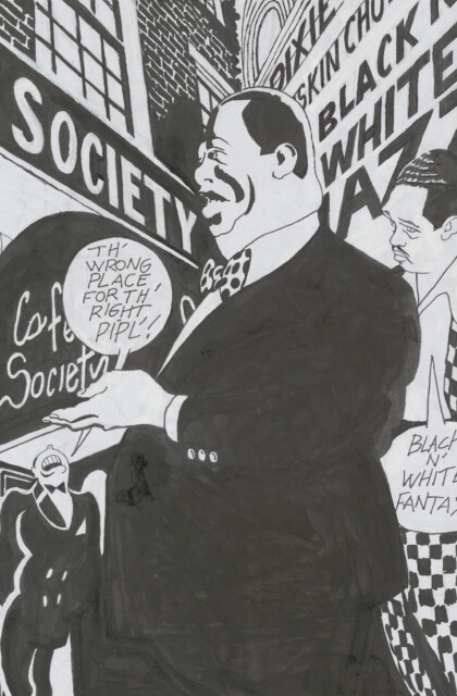 © José Muñoz, «Black n’ White Fantasy»
Veröffentlicht in der Publikation zum
«Bologna Jazz Festival», 2024
Mœbius, Buenos Aires, 2024