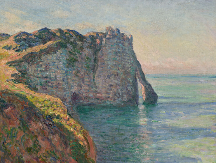 Claude Monet
Etretat, falaise d’Aval Steilküste von Aval, 1885.
Foto © Hasso Plattner Collection