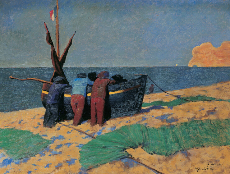 Félix Vallotton
Le 14 juillet à Etretat, Der 14. Juli in Étretat, 1899.
Collection particulière Privatsammlung
Foto © Fondation Félix Vallotton, Lausanne