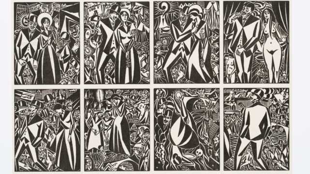 Un Fait divers
1920, gravure sur bois, collection privée © Adagp, Paris 2026 / cliché B . Babette