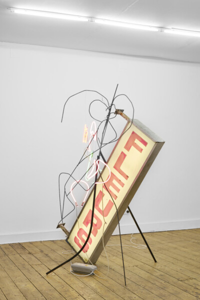 Prosper Legault
Blumenkomposition
2021
210 x 130 x 90 cm
PVC, Metall, Neon
© Courtesy Ruttkowski;68