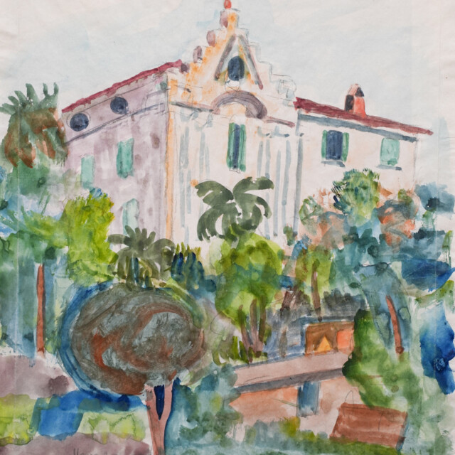 © Hermann Hesse Casa Camuzzi Aquarell 1930