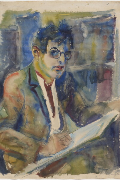 Rudolf Schlichter, Selbstportrait, um 1925, Kunstmuseum Karlsruhe