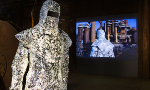 Baptiste Debombourg, Solar echo, 2026 © Celine Felber / Weltkulturerbe Völklinger Hütte