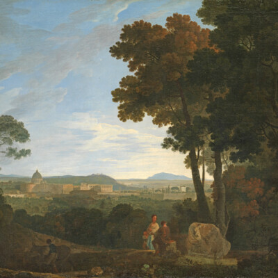 Richard Wilson, Rome: St Peter’s and the Vatican from the Janiculum
(vers 1753) © Tate, photo : Tate