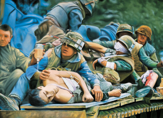 Franz Gertsch
Vietnam, 1970. Hess Art Collection GmbH, Suisse
© Franz Gertsch AG