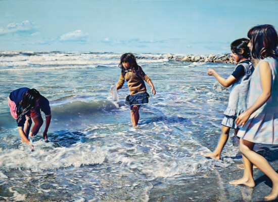 Franz Gertsch
Saintes Maries de la Mer III, 1972. Lentos Kunstmuseum Linz, prêt permanent
issu d’une collection privée
Photo : Dominique Uldry, Berne
© Franz Gertsch AG