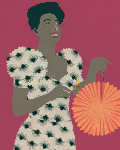 Anna Sommer, Lampion, 2020, Chambre d'amies (Les Cahiers dessinés, 2023), papiers découpés, collection de l'artiste © Les Cahiers dessinés / Anna Sommer
