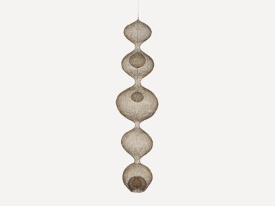 Untitled (S.407, Hanging Five-Lobed Continuous Form within a Form with Spheres in the Second and Third Lobes), ca. 1952 © 2026 Ruth Asawa Lanier, Inc., courtesy David Zwirner
Photo: David Zwirner Gallery